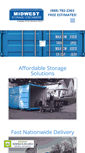 Mobile Screenshot of midweststoragecontainers.com